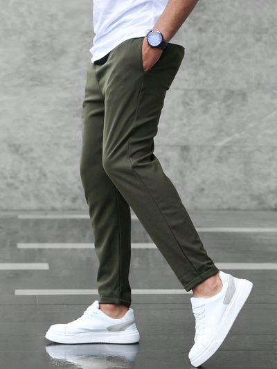 Chino Hose - Herren Casual Skinny Stretch Chino Hose