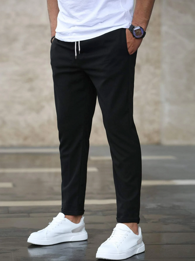 Chino Hose - Herren Casual Skinny Stretch Chino Hose