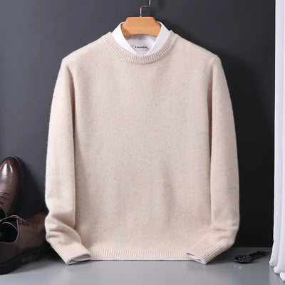 Strickpullover – Rundhalsausschnitt – Winter – Strickpullover – Herren-Strickmode