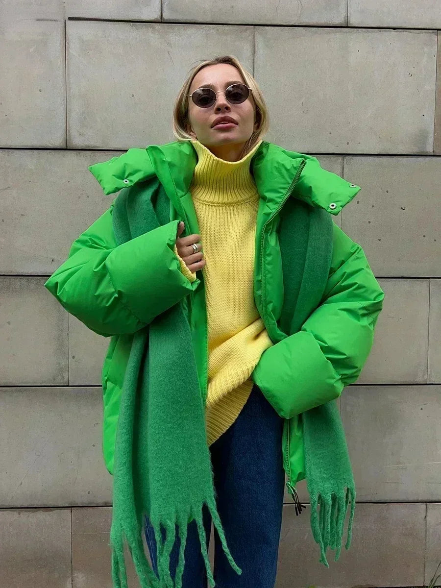 Daunenjacke | Oversized | Gesteppt | Daunenjacke | Wintermantel für Frauen