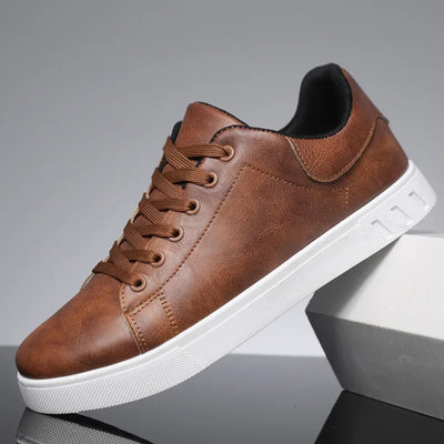 Ledersneakers | Lässig | Schnürsenkel | Trendy Sneakers | Herrensneakers