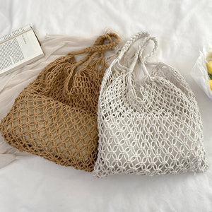 Shopper Tasche | Gehäkelt | Sommer Schultertasche-Fashion Peak