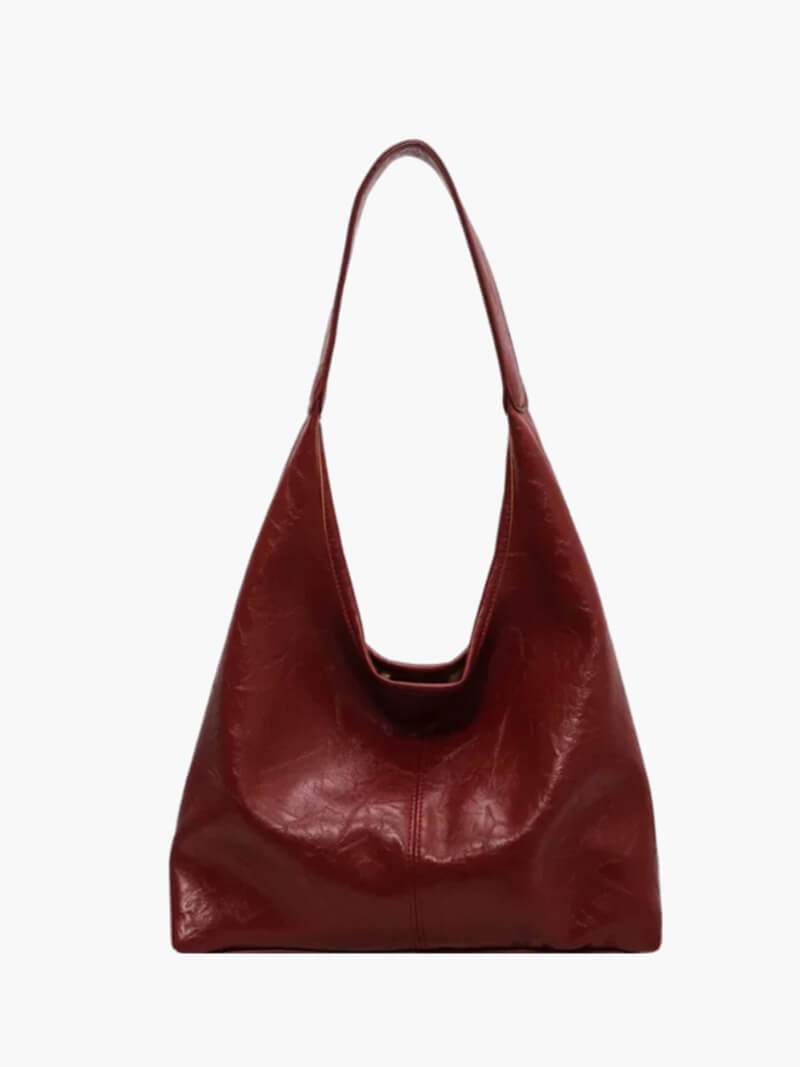 Hobo-Tasche | Groß | Kunstleder | Tasche für jeden Tag | Umhängetasche