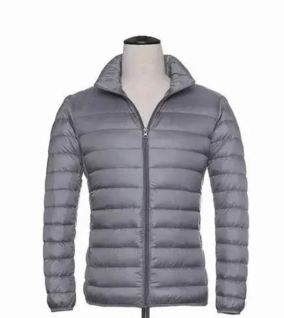 Ultraleichte Daunenjacke - Kapuze - Zip-Up - Leichte Pufferjacke - Winterjacken für Männer-Leyna Moda