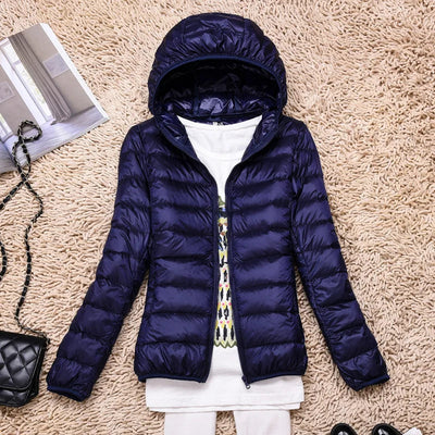 Daunenjacke | Kapuze | Leichtgewicht | Pufferjacke | Winterjacken Damen