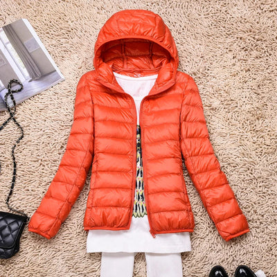 Daunenjacke | Kapuze | Leichtgewicht | Pufferjacke | Winterjacken Damen
