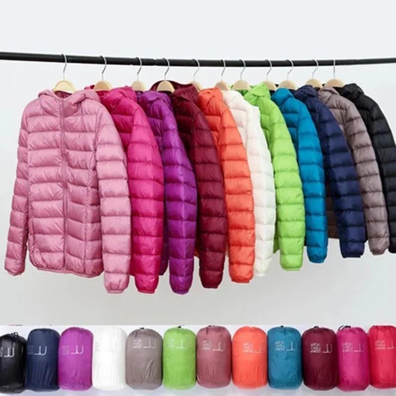 Daunenjacke | Kapuze | Leichtgewicht | Pufferjacke | Winterjacken Damen