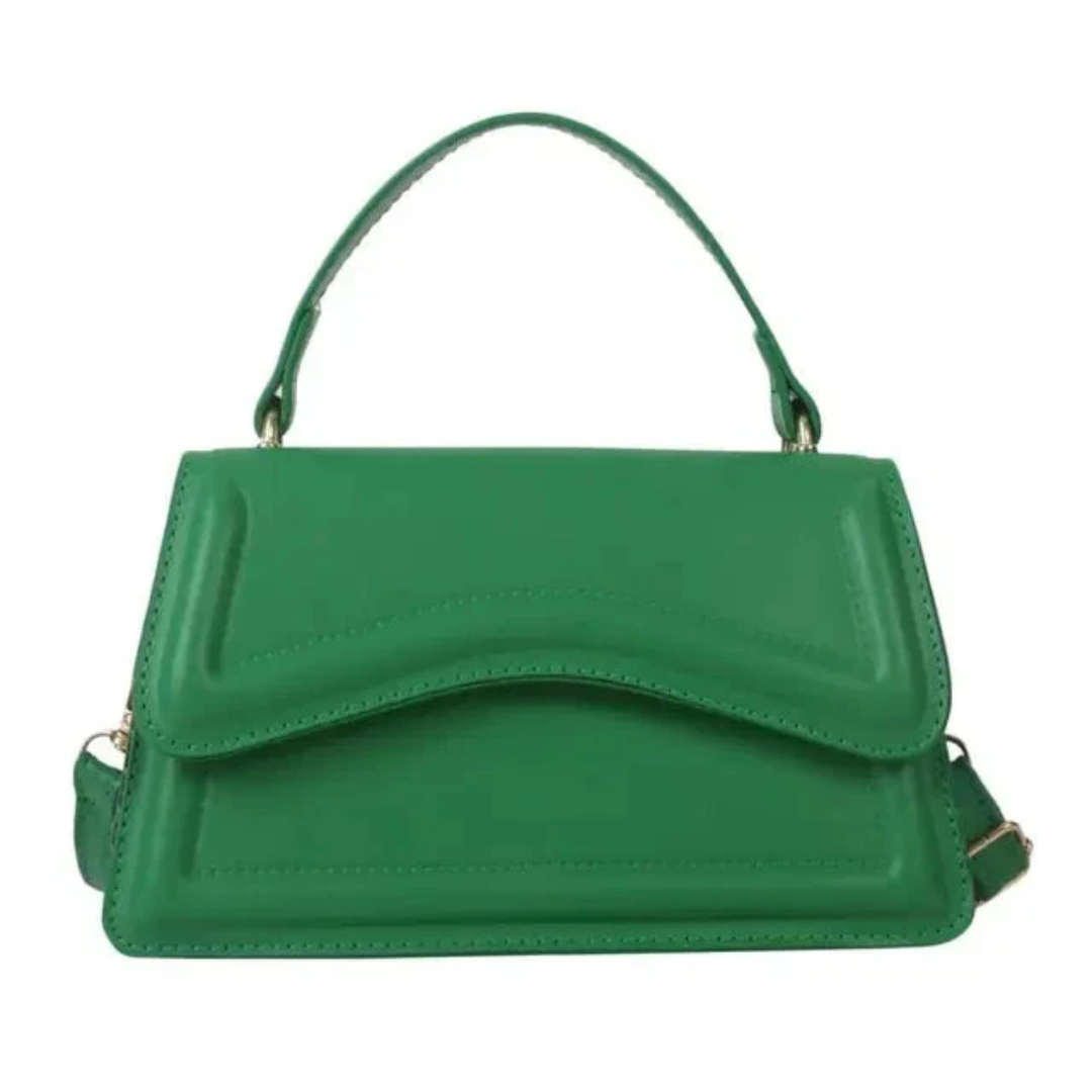 Umhängetasche – Damen-Schultertasche mit langem Riemen und Griff oben