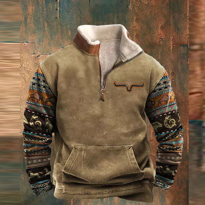Fleece-Pullover | Half Zip | Warm | Fleece-Pullover | Herren Winterbekleidung