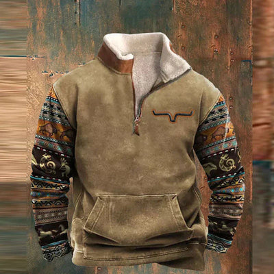 Fleece-Pullover | Half Zip | Warm | Fleece-Pullover | Herren Winterbekleidung