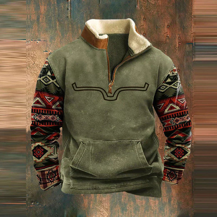 Fleece-Pullover | Half Zip | Warm | Fleece-Pullover | Herren Winterbekleidung