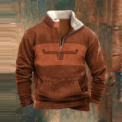 Fleece-Pullover | Half Zip | Warm | Fleece-Pullover | Herren Winterbekleidung