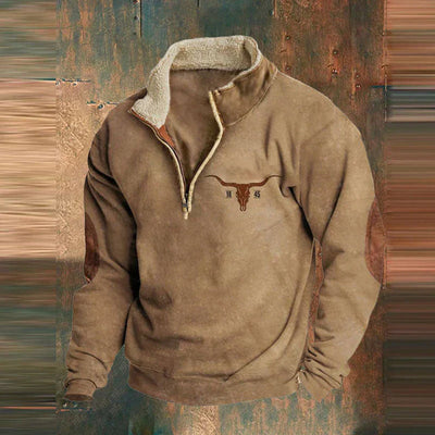Fleece-Pullover | Half Zip | Warm | Fleece-Pullover | Herren Winterbekleidung