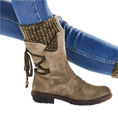 Winterstiefel | Reißverschluss | Rutschfest | Schneestiefel | Damenstiefel