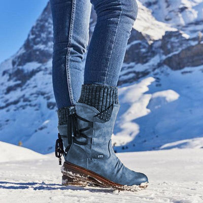 Winterstiefel | Reißverschluss | Rutschfest | Schneestiefel | Damenstiefel