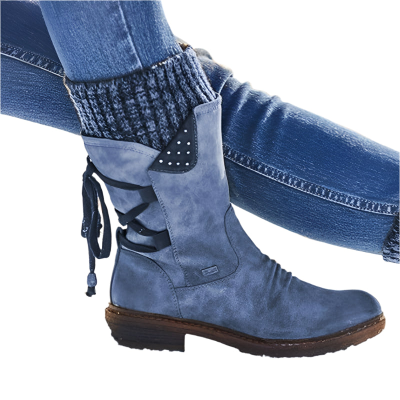 Winterstiefel | Reißverschluss | Rutschfest | Schneestiefel | Damenstiefel