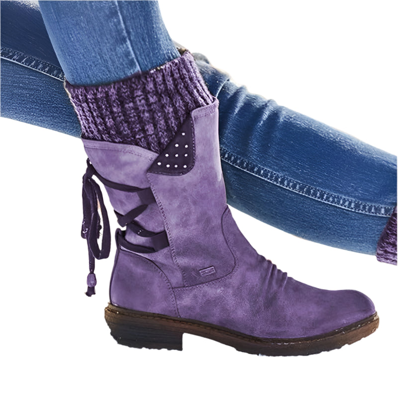 Winterstiefel | Reißverschluss | Rutschfest | Schneestiefel | Damenstiefel