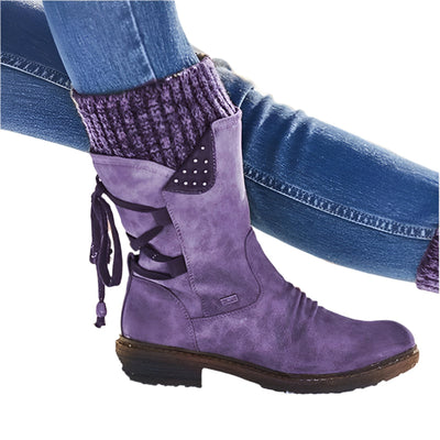 Winterstiefel | Reißverschluss | Rutschfest | Schneestiefel | Damenstiefel