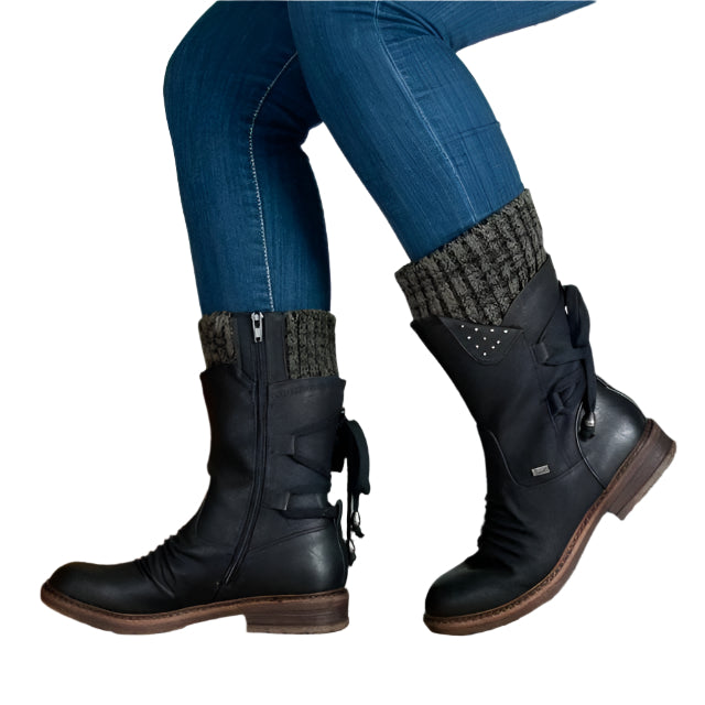 Winterstiefel | Reißverschluss | Rutschfest | Schneestiefel | Damenstiefel