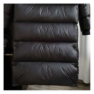 Lange pufferjas | Met capuchon | Waterdicht | Lange gewatteerde jas | Winterjas voor dames