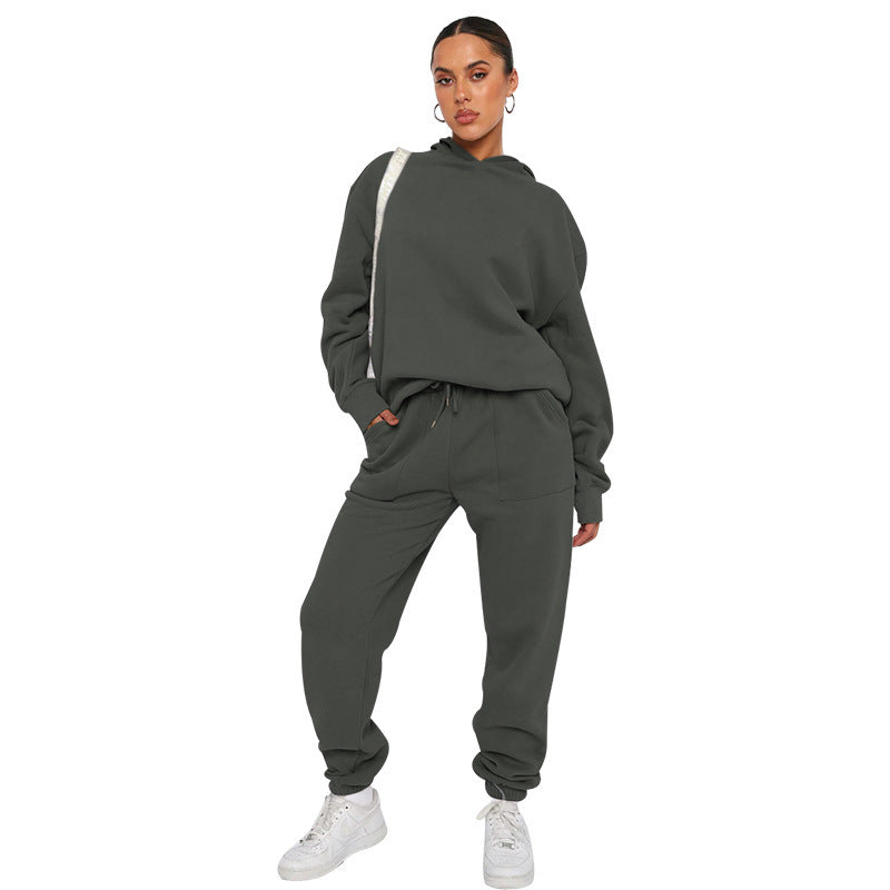 Hoodie- und Jogginganzug-Set – Mit Kapuze – Zweiteilig – Jogginganzug – Trainingsanzug für Damen