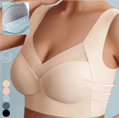 Nahtloser BH – Drahtloser Pull-On-BH mit voller Abdeckung für Frauen