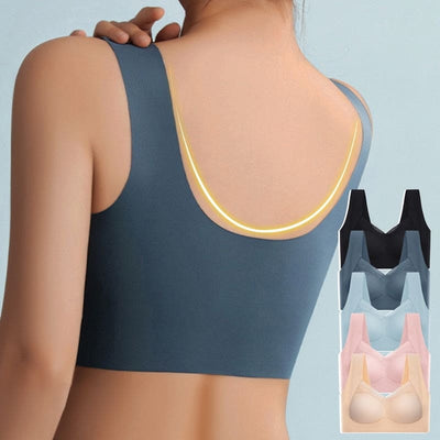 Nahtloser BH – Drahtloser Pull-On-BH mit voller Abdeckung für Frauen
