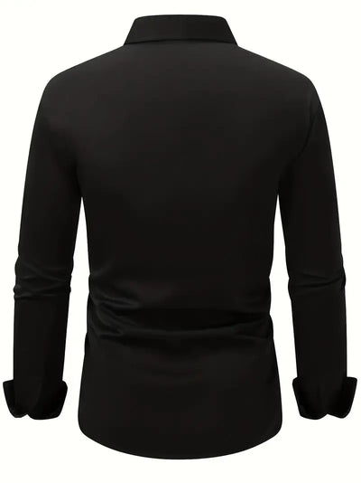 Bügelfreies Hemd | Knitterfrei | Slim Fit | Button-Up Hemd | Herrenhemden