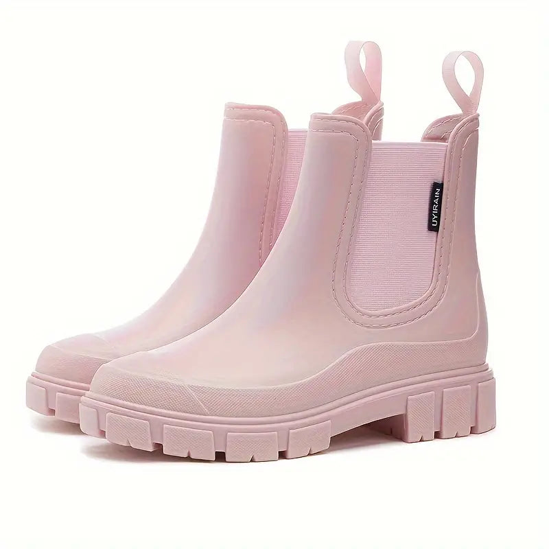 Regenstiefel | Wasserdicht | Knöchelhoch | Regenfeste Stiefel | Damenstiefel