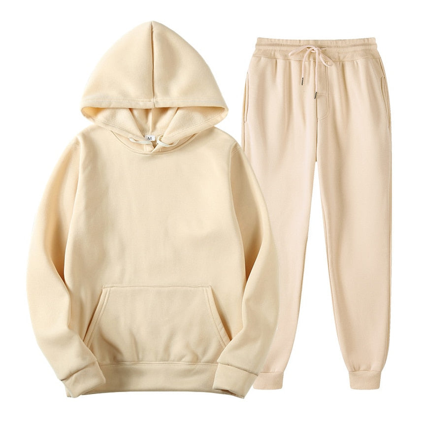 Kapuzenpulli und Jogger Set | Pullover | Kordelzug | Sweat Sets | Damen Jogger Sets