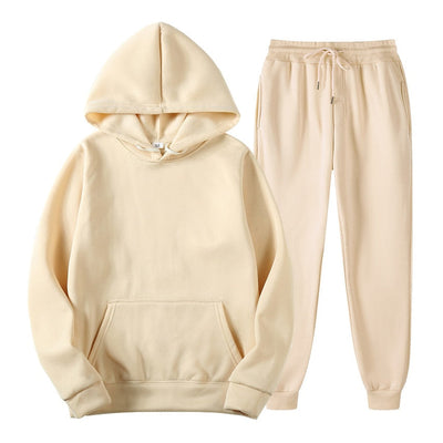 Kapuzenpulli und Jogger Set | Pullover | Kordelzug | Sweat Sets | Damen Jogger Sets