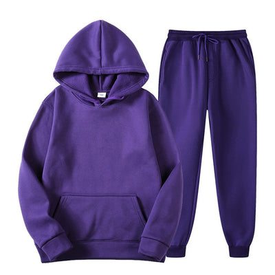 Kapuzenpulli und Jogger Set | Pullover | Kordelzug | Sweat Sets | Damen Jogger Sets
