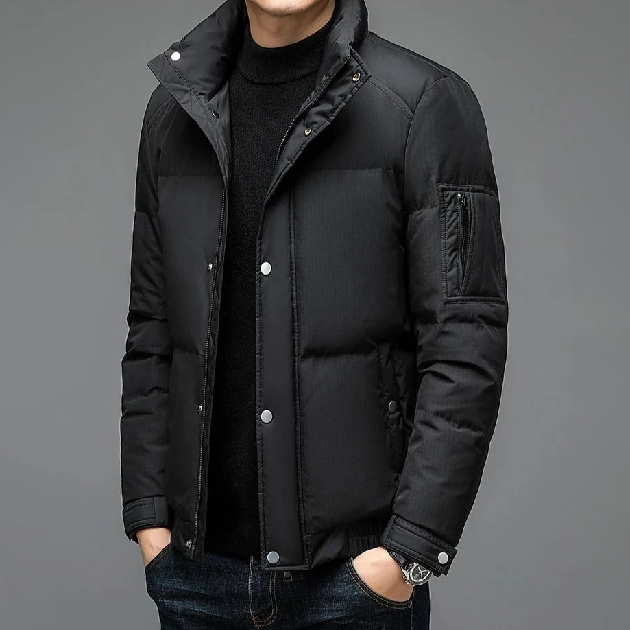 Pufferjacke – Warme, wattierte Winterjacke für Herren