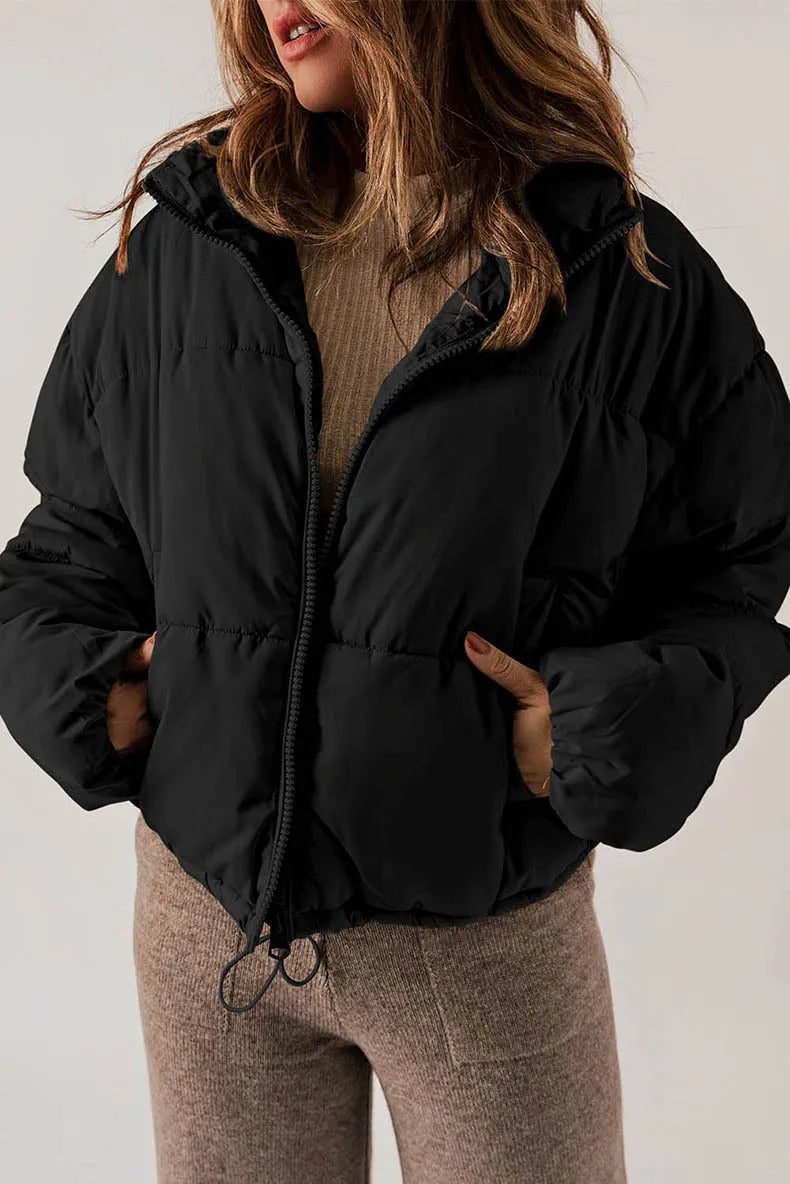 Pufferjacke – kurz – wattiert – Daunenjacke – Winterjacke für Frauen