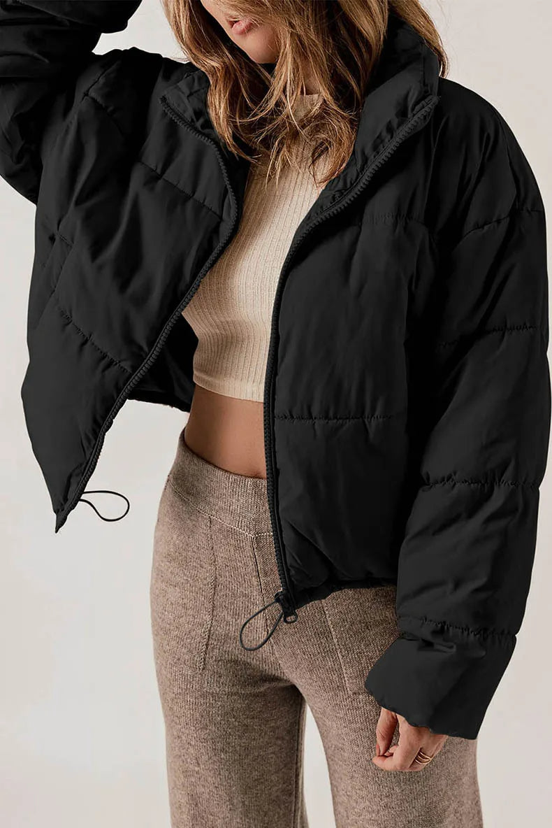 Pufferjacke – kurz – wattiert – Daunenjacke – Winterjacke für Frauen