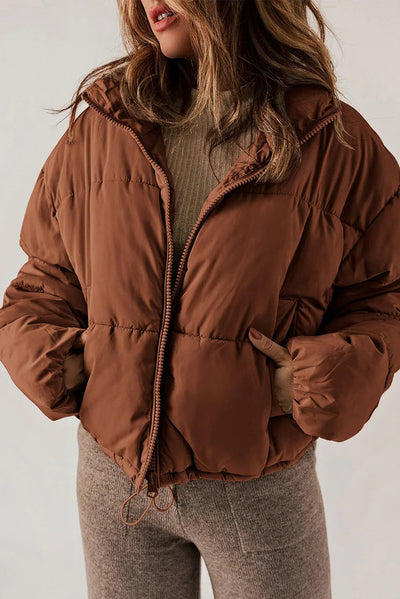 Pufferjacke – kurz – wattiert – Daunenjacke – Winterjacke für Frauen