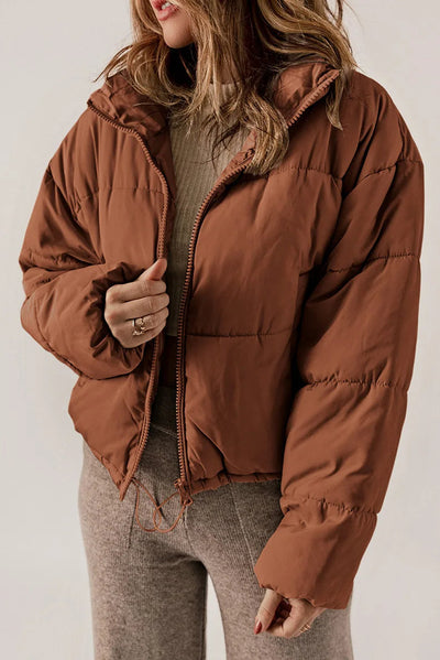 Pufferjacke – kurz – wattiert – Daunenjacke – Winterjacke für Frauen