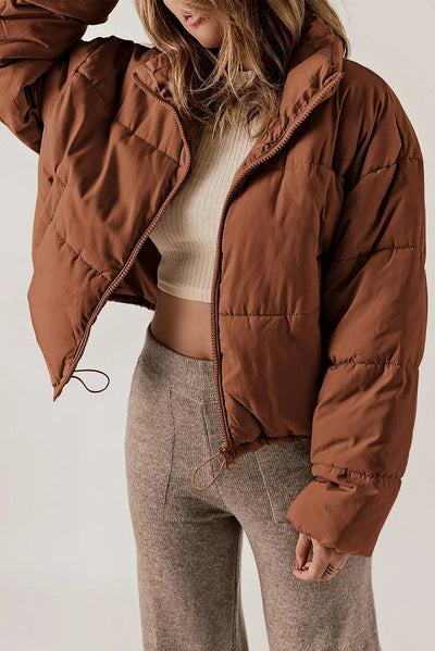 Pufferjacke – kurz – wattiert – Daunenjacke – Winterjacke für Frauen
