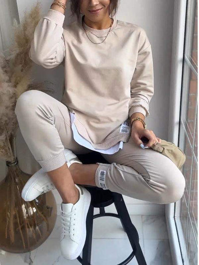 Damen Trainingsanzug | Zweiteiler | Oversized Sweatshirt | Jogger Set | Loungewear Sets