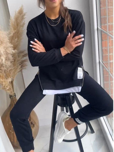 Damen Trainingsanzug | Zweiteiler | Oversized Sweatshirt | Jogger Set | Loungewear Sets