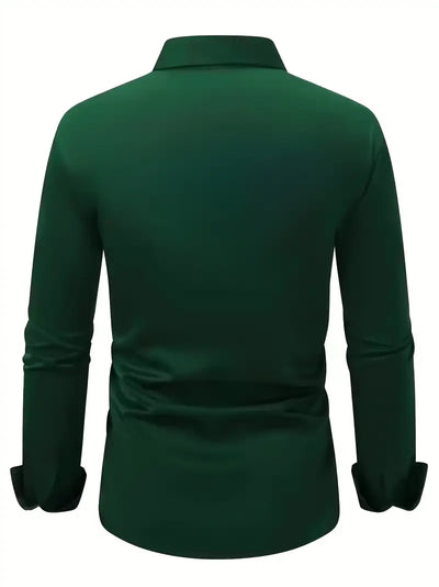 Bügelfreies Hemd | Knitterfrei | Slim Fit | Button-Up Hemd | Herrenhemden