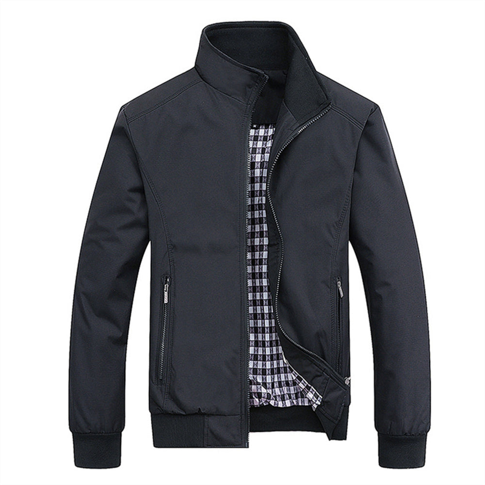 Harrington-Jacke | Mit Reißverschluss | Herbst | Windjacke | Herrenjacke