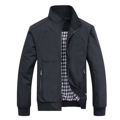 Harrington-Jacke | Mit Reißverschluss | Herbst | Windjacke | Herrenjacke