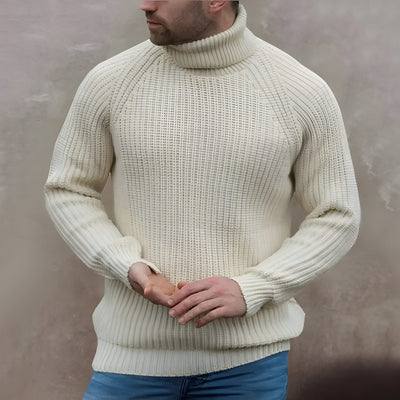 Rollkragenpullover – Rollkragen – Rippstrick – Strickpullover – Herrenstrickwaren