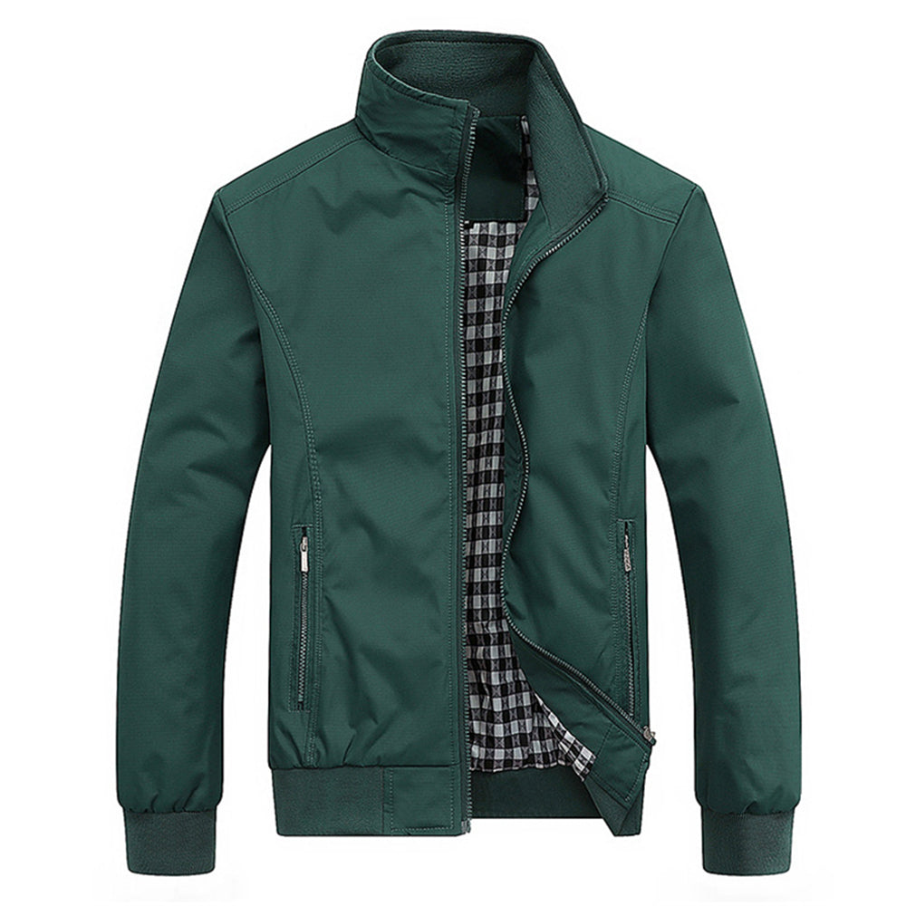 Harrington-Jacke | Mit Reißverschluss | Herbst | Windjacke | Herrenjacke
