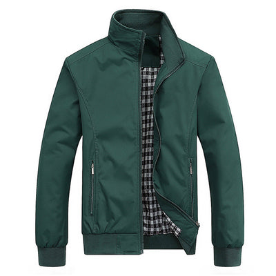 Harrington-Jacke | Mit Reißverschluss | Herbst | Windjacke | Herrenjacke