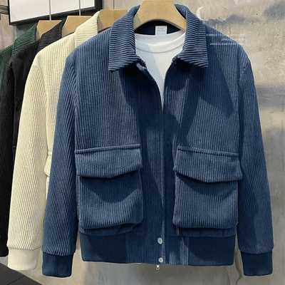 Cordjacke – Taschen – Kurz – Cordjacken – Herrenjacke