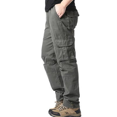 Cargohose - Gerades Bein - Taschen - Cargohose - Herrenhosen