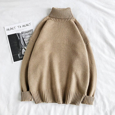 Rollkragenpullover - Herren Rollkragenpullover in Übergröße Strickpullover