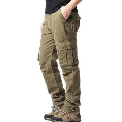 Cargohose - Gerades Bein - Taschen - Cargohose - Herrenhosen